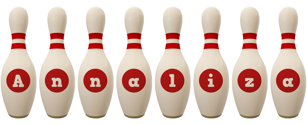 Annaliza bowling-pin logo