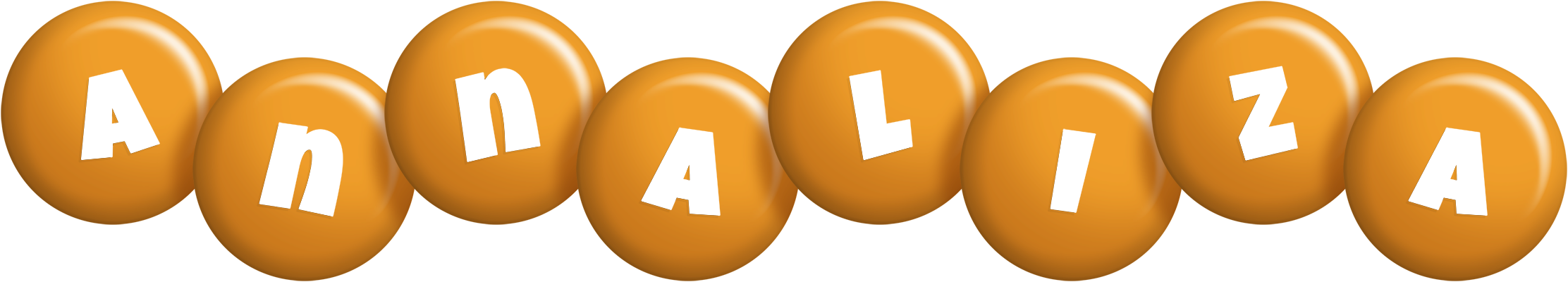 Annaliza candy-orange logo