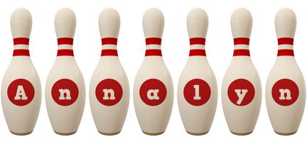 Annalyn bowling-pin logo