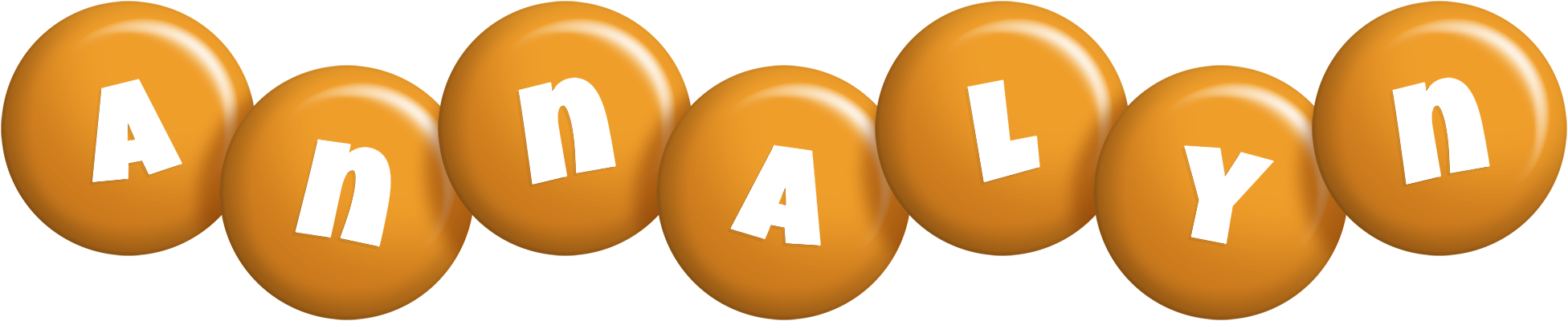 Annalyn candy-orange logo