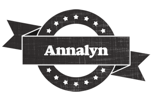 Annalyn grunge logo