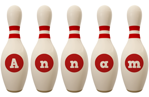 Annam bowling-pin logo