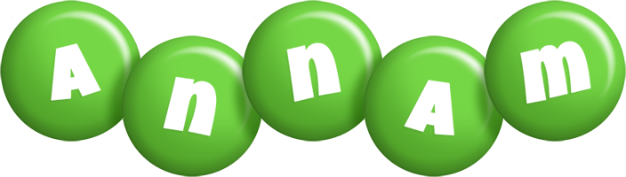 Annam candy-green logo