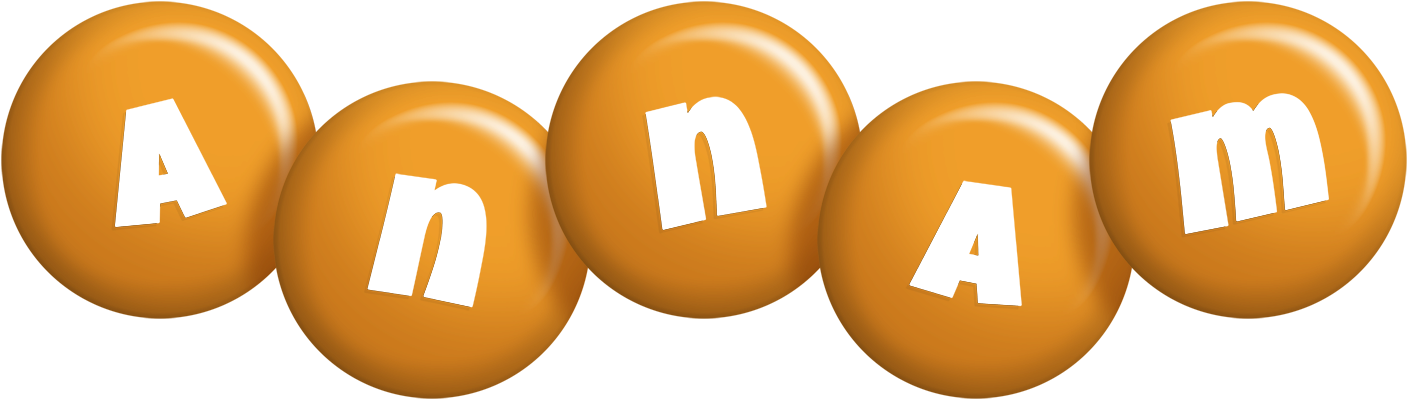 Annam candy-orange logo