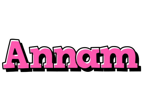 Annam girlish logo