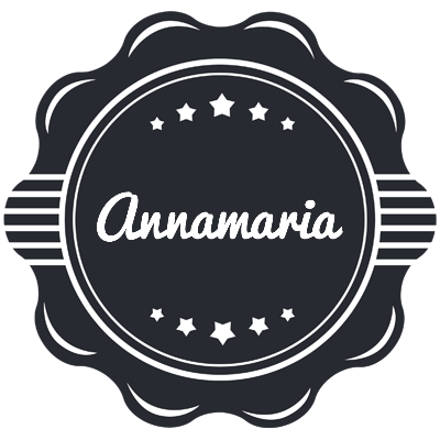 Annamaria badge logo