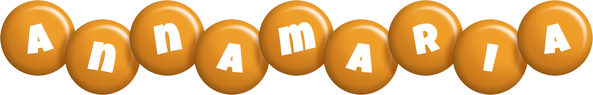 Annamaria candy-orange logo