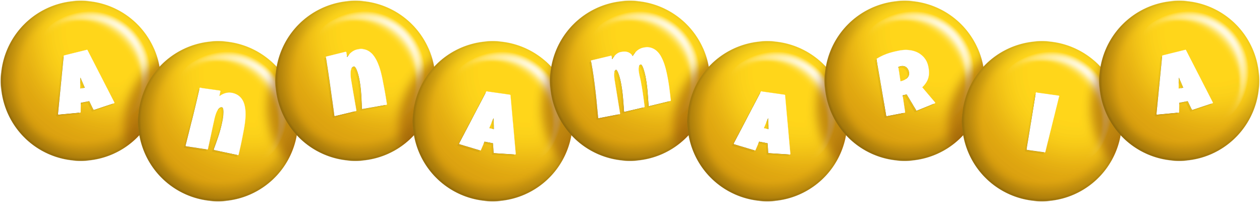 Annamaria candy-yellow logo