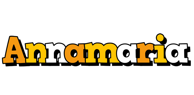 Annamaria cartoon logo