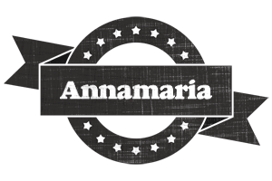 Annamaria grunge logo