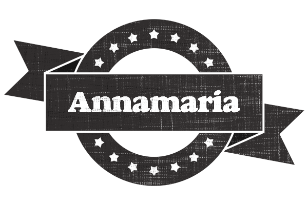 Annamaria grunge logo