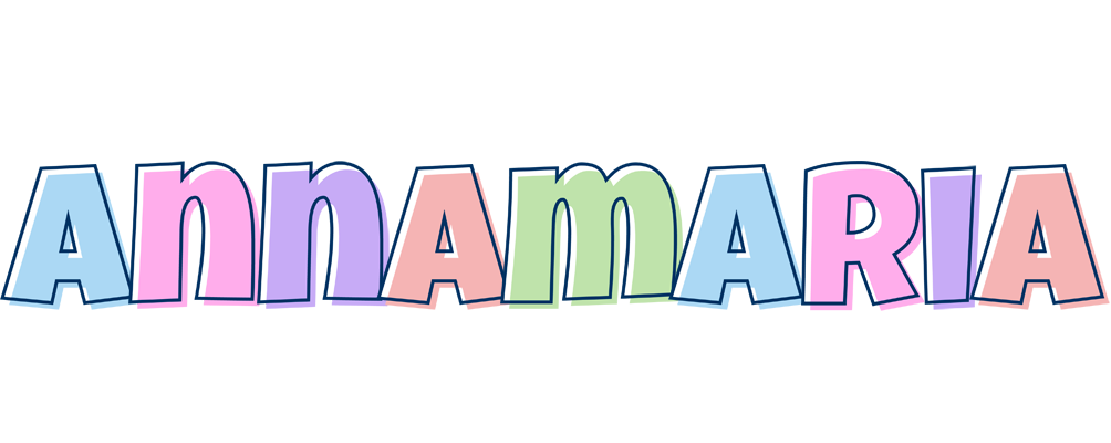 Annamaria pastel logo