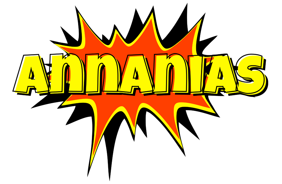 Annanias bazinga logo