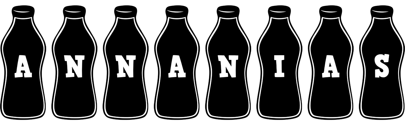 Annanias bottle logo