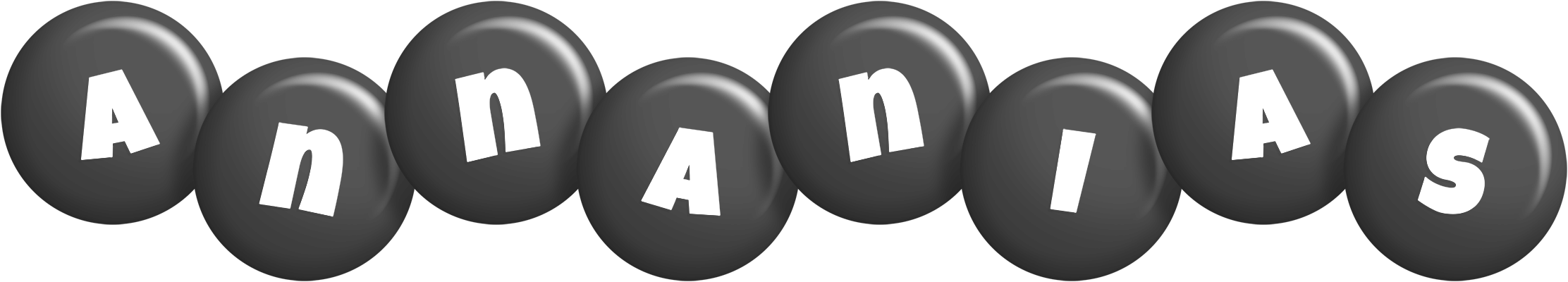 Annanias candy-black logo