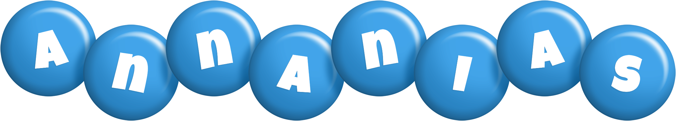 Annanias candy-blue logo