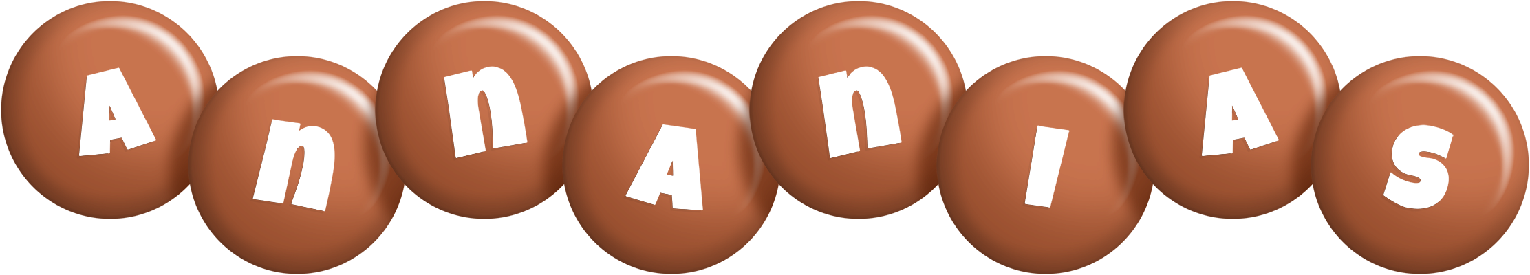 Annanias candy-brown logo