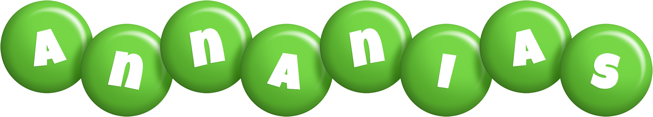 Annanias candy-green logo