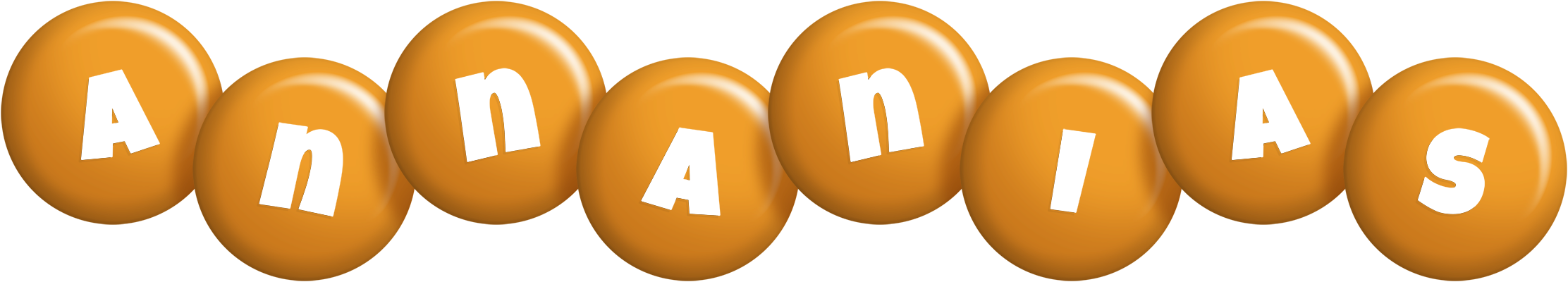 Annanias candy-orange logo