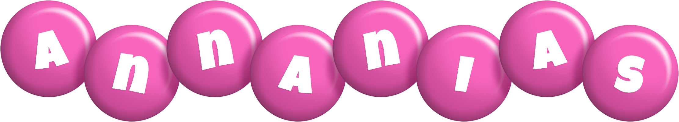 Annanias candy-pink logo