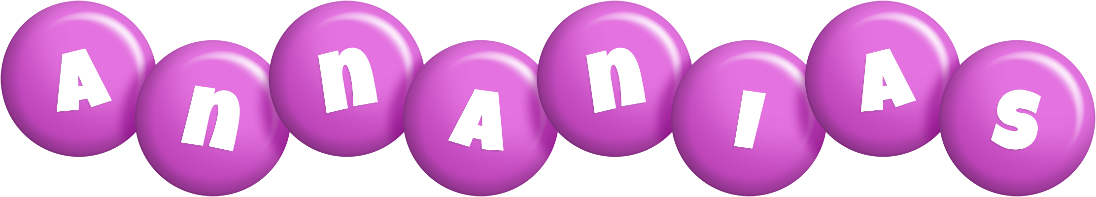 Annanias candy-purple logo