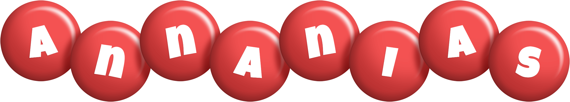 Annanias candy-red logo