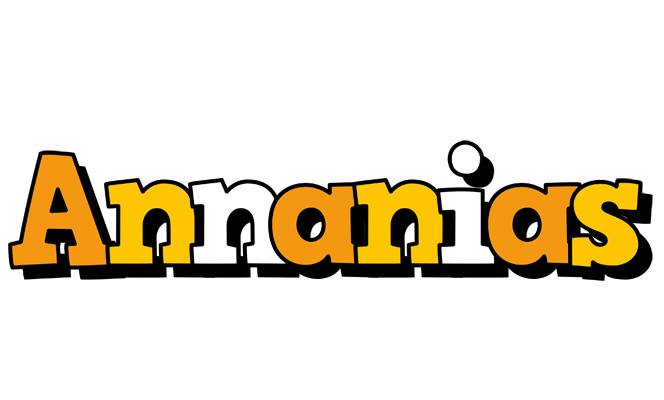 Annanias cartoon logo