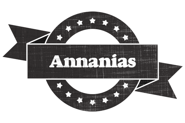 Annanias grunge logo