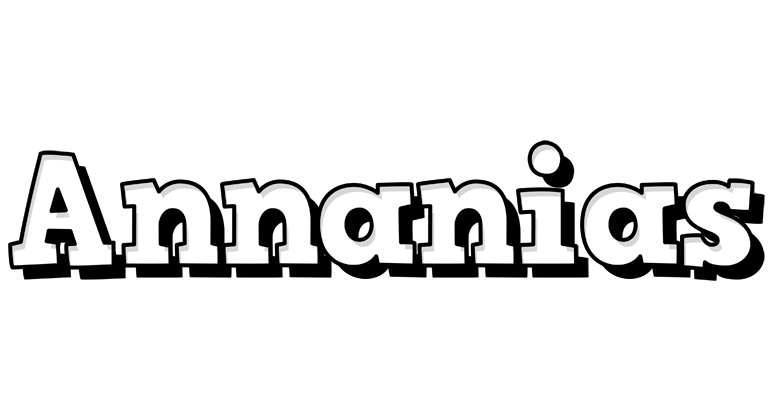 Annanias snowing logo