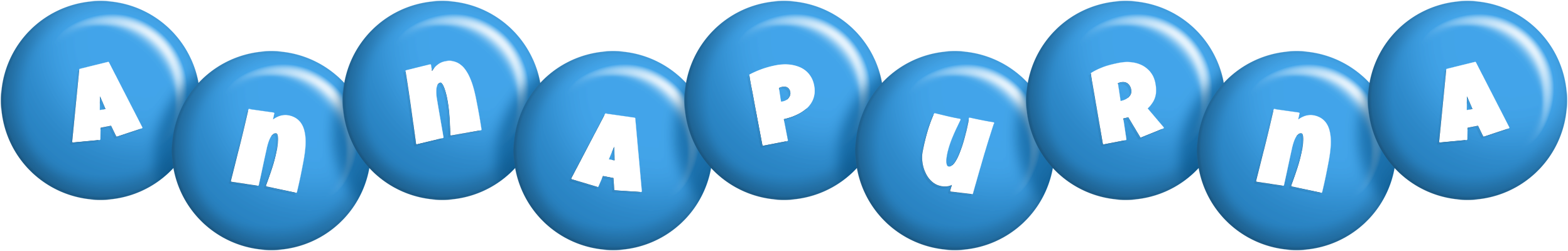 Annapurna candy-blue logo