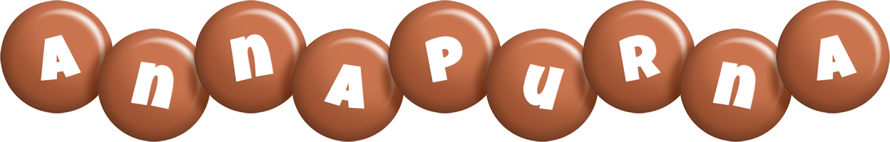 Annapurna candy-brown logo