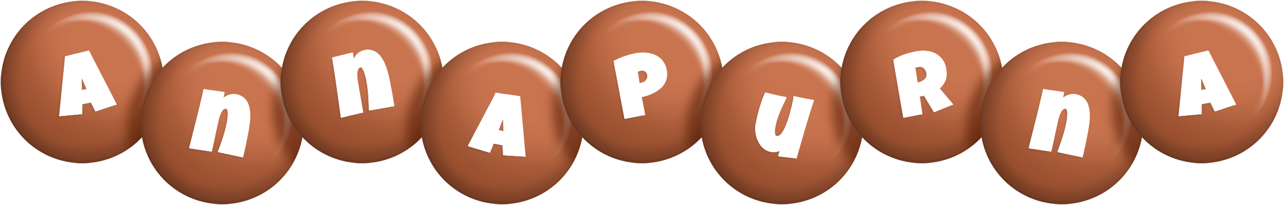 Annapurna candy-brown logo