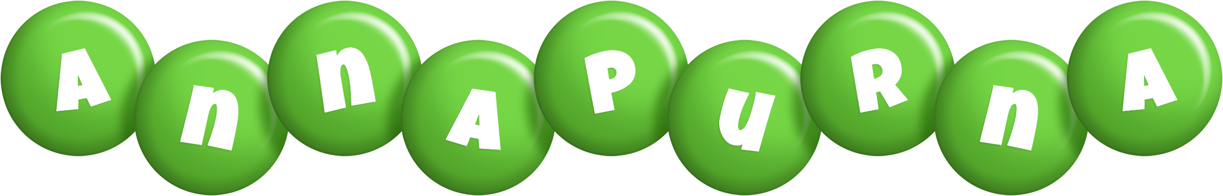 Annapurna candy-green logo