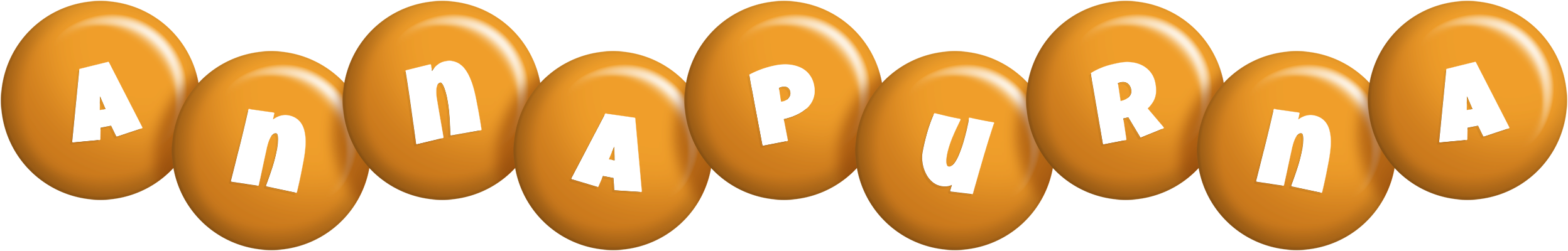 Annapurna candy-orange logo