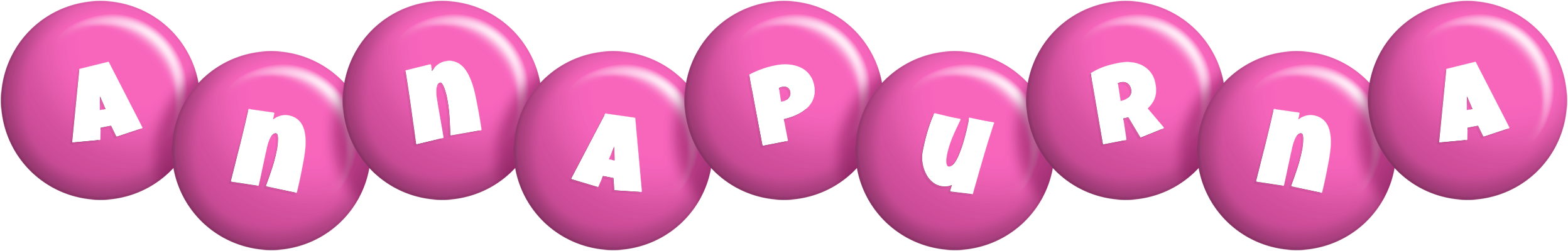 Annapurna candy-pink logo