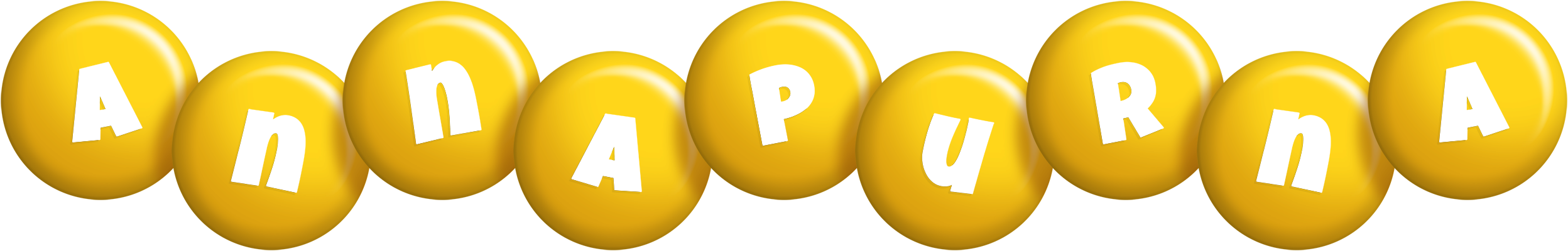 Annapurna candy-yellow logo