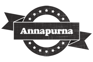 Annapurna grunge logo