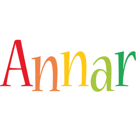 Annar birthday logo