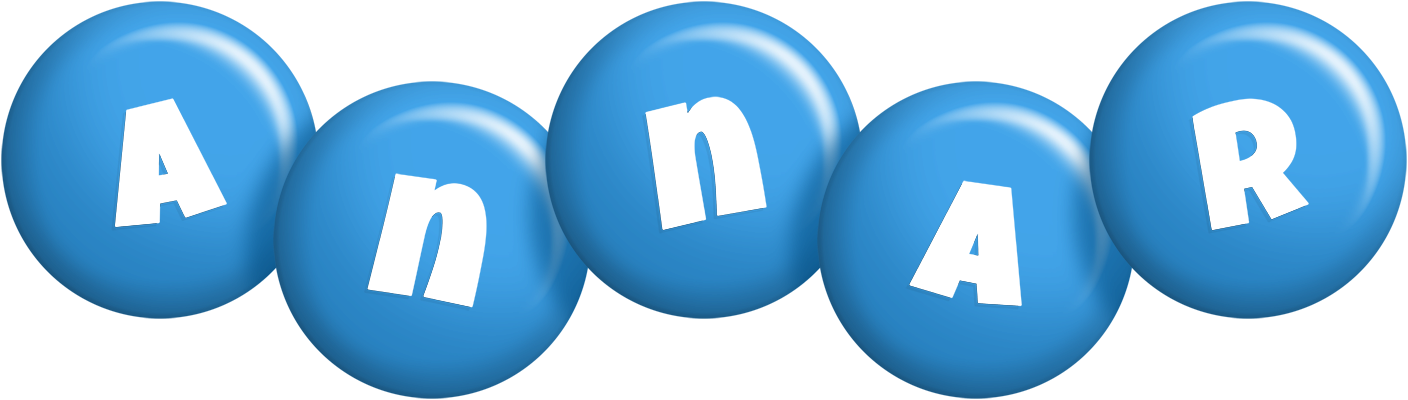 Annar candy-blue logo