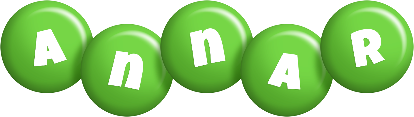 Annar candy-green logo