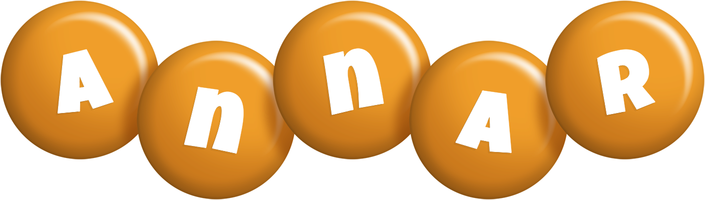 Annar candy-orange logo