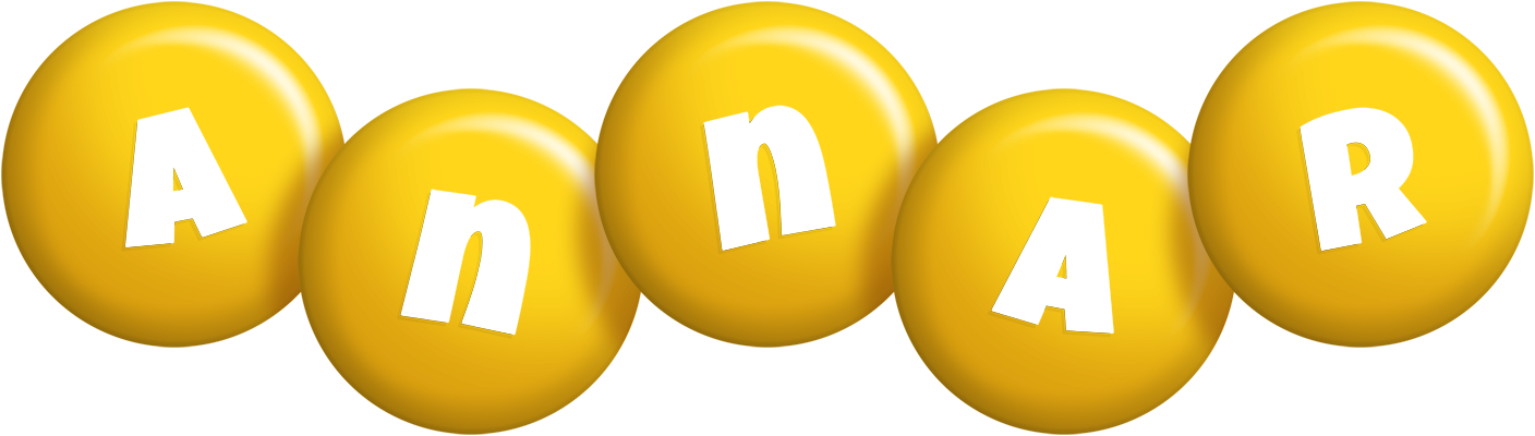 Annar candy-yellow logo