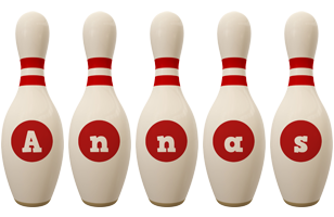 Annas bowling-pin logo