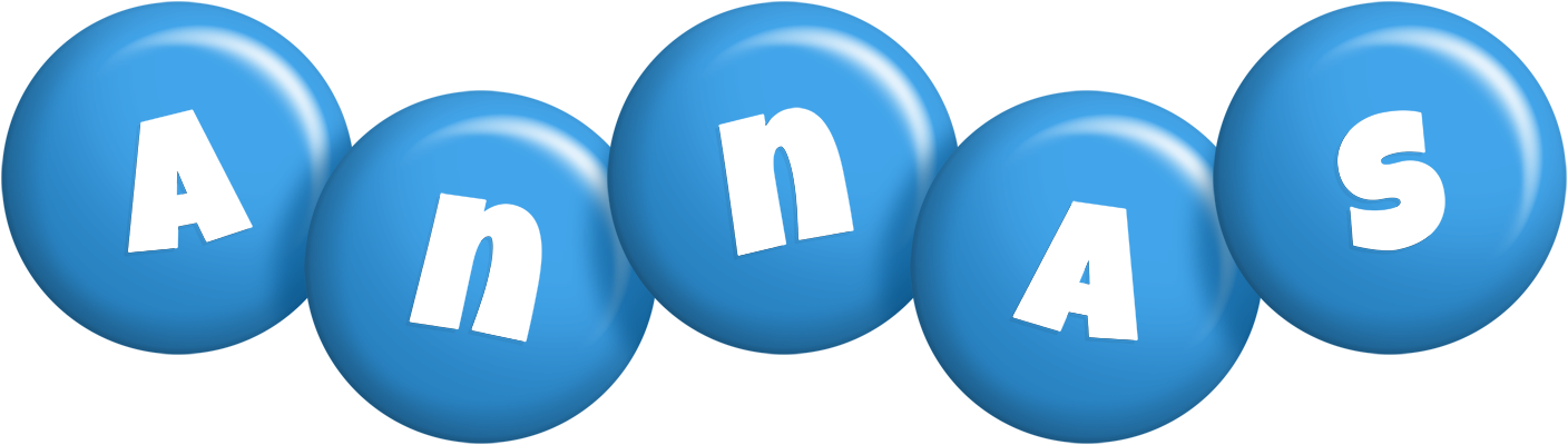 Annas candy-blue logo