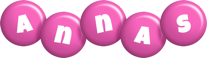 Annas candy-pink logo