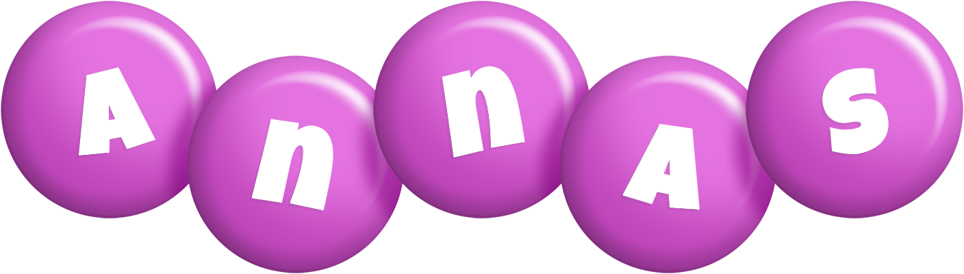 Annas candy-purple logo