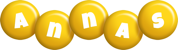Annas candy-yellow logo