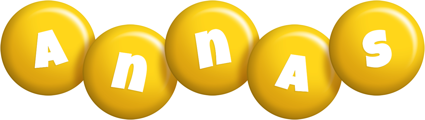 Annas candy-yellow logo