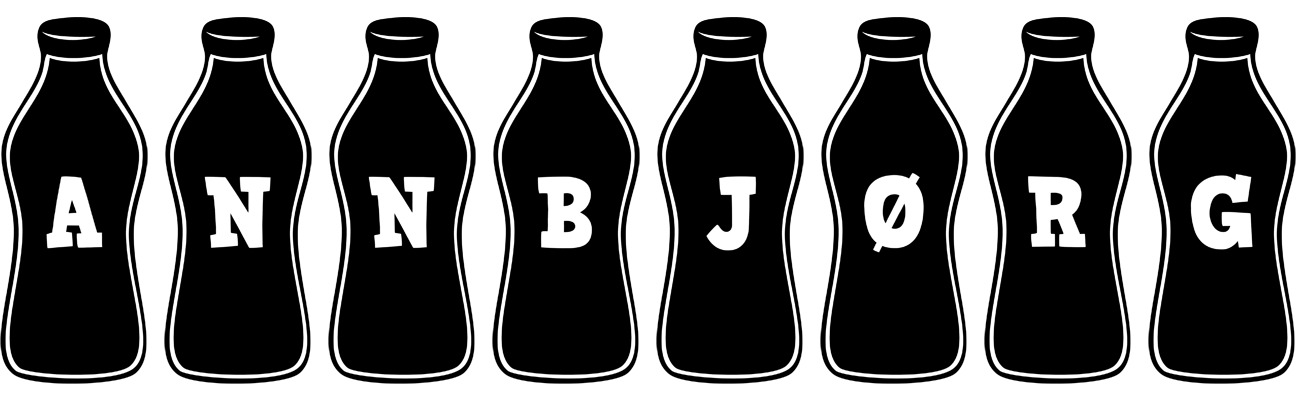 Annbjørg bottle logo