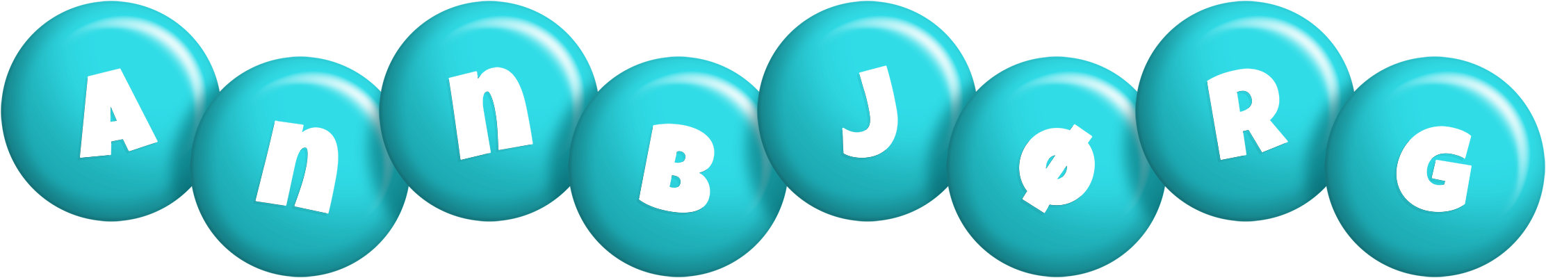 Annbjørg candy-azur logo